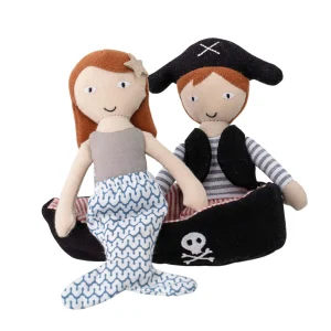 Stoff-Spielzeug "Kate & Jonah" im 3er-Set - 10x20x3 cm (Bunt)