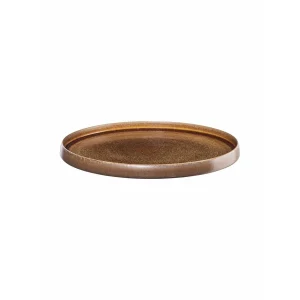 Dessertteller "Gobi" - 21 cm (Braun)