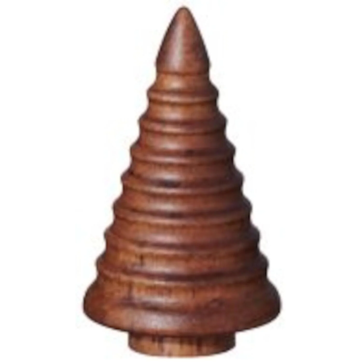 Deko-Tannenbaum gerillt - 3x 5,7 cm (Braun) – Bild 2