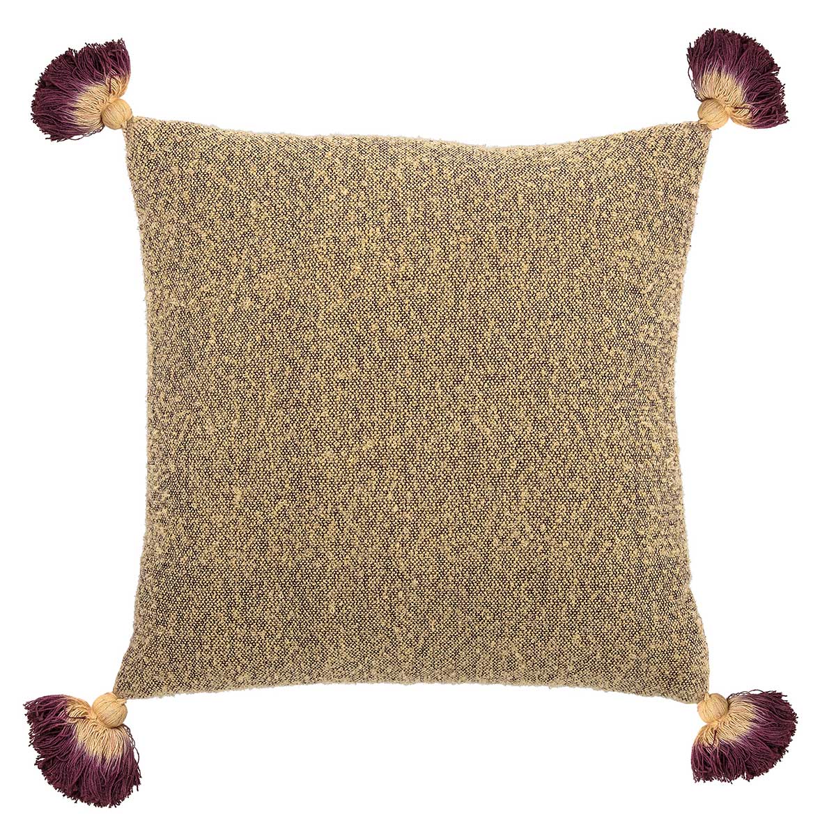 Kissen "Tassel" - 45x45 cm (Gelb)