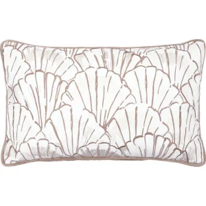Baumwoll-Kissenbezug "Joan" - 30x50 cm (Beige)