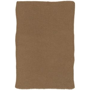 Gestricktes Handtuch - 60x40 cm (Braun)
